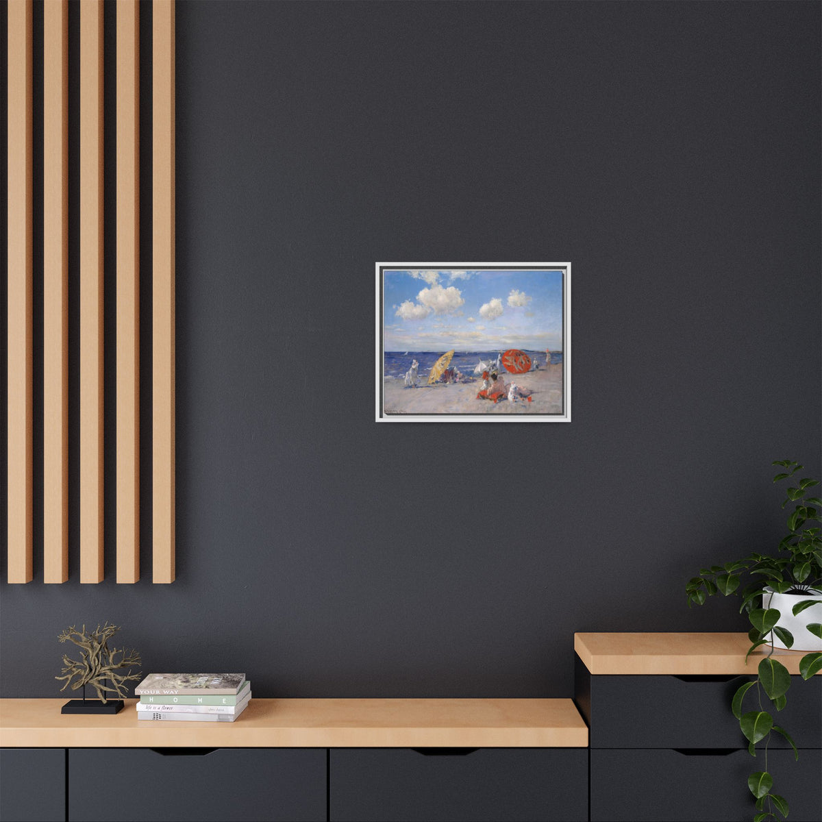 Matte Canvas, Framed (Multi-color)
