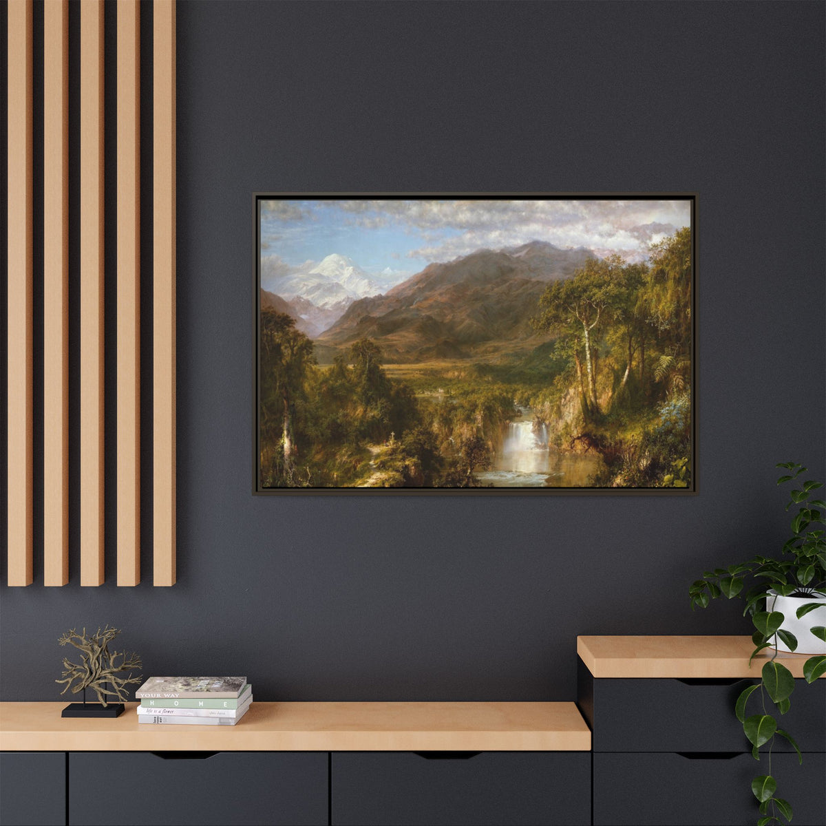 Matte Canvas, Framed (Multi-color)
