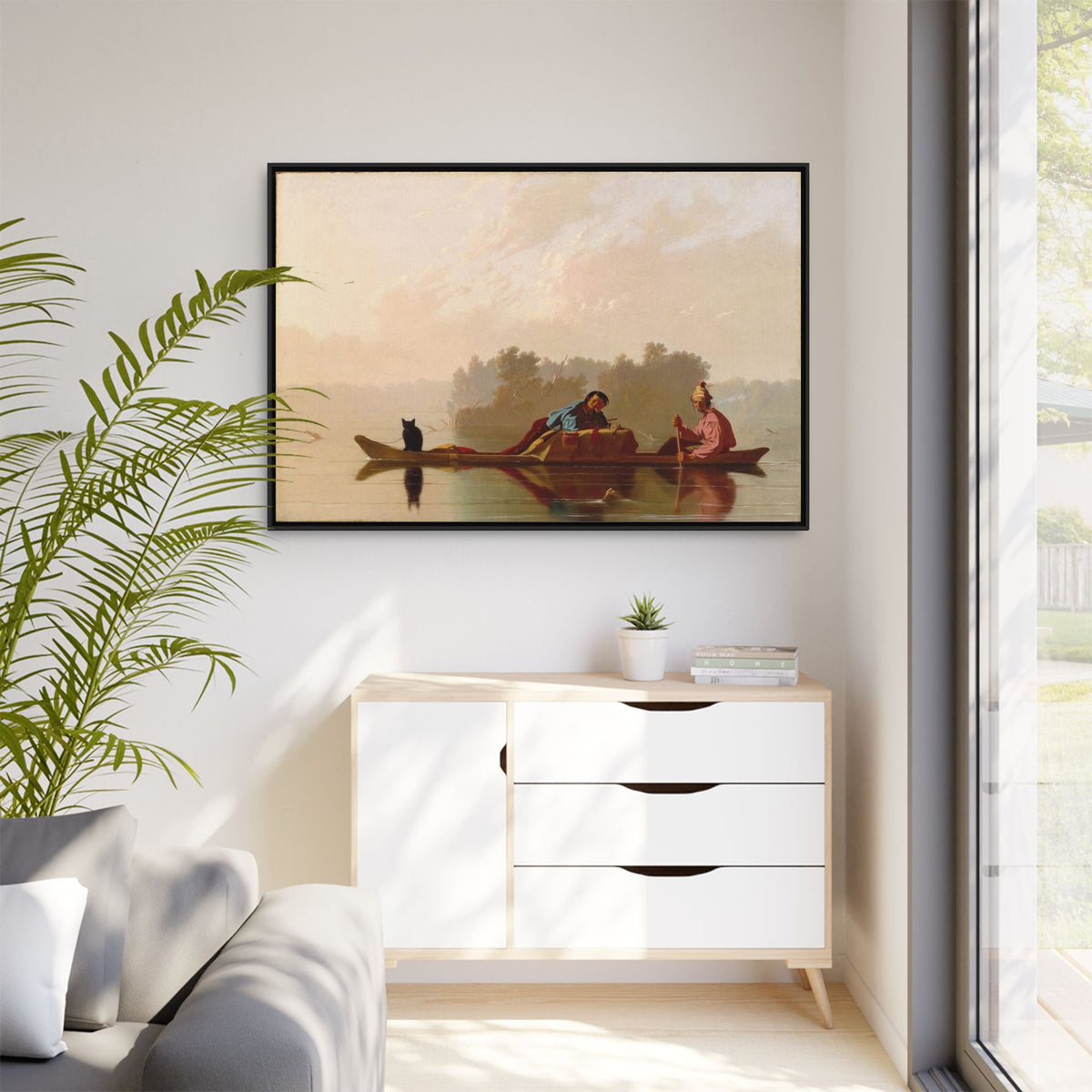 Matte Canvas, Framed (Multi-color)