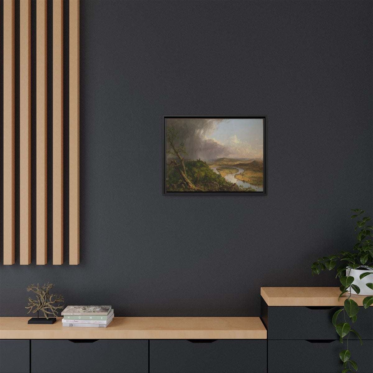 Matte Canvas, Framed (Multi-color)