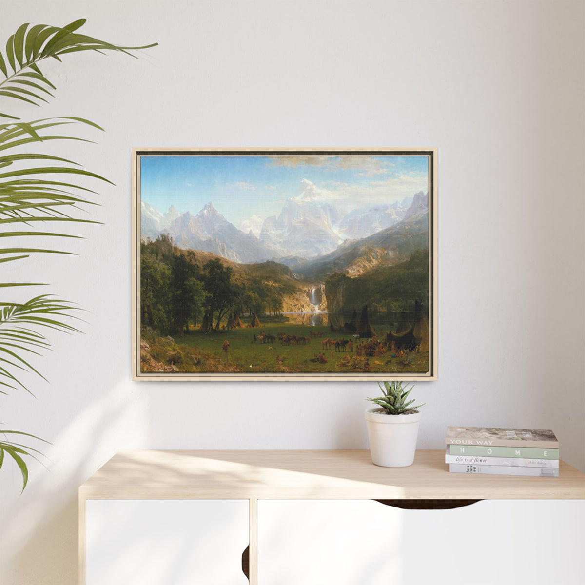 Matte Canvas, Framed (Multi-color)