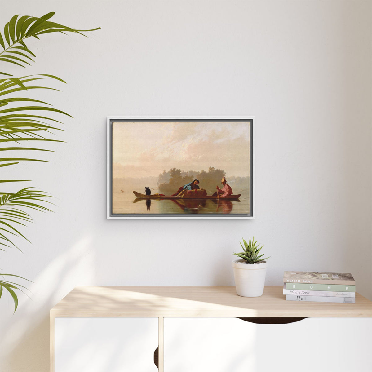Matte Canvas, Framed (Multi-color)