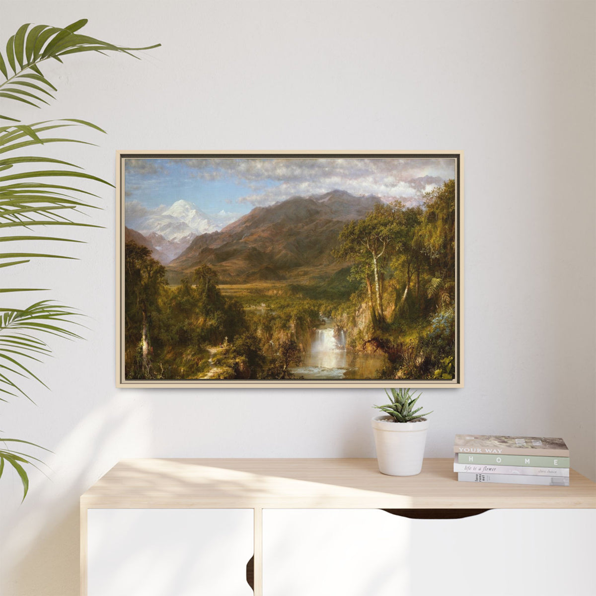 Matte Canvas, Framed (Multi-color)