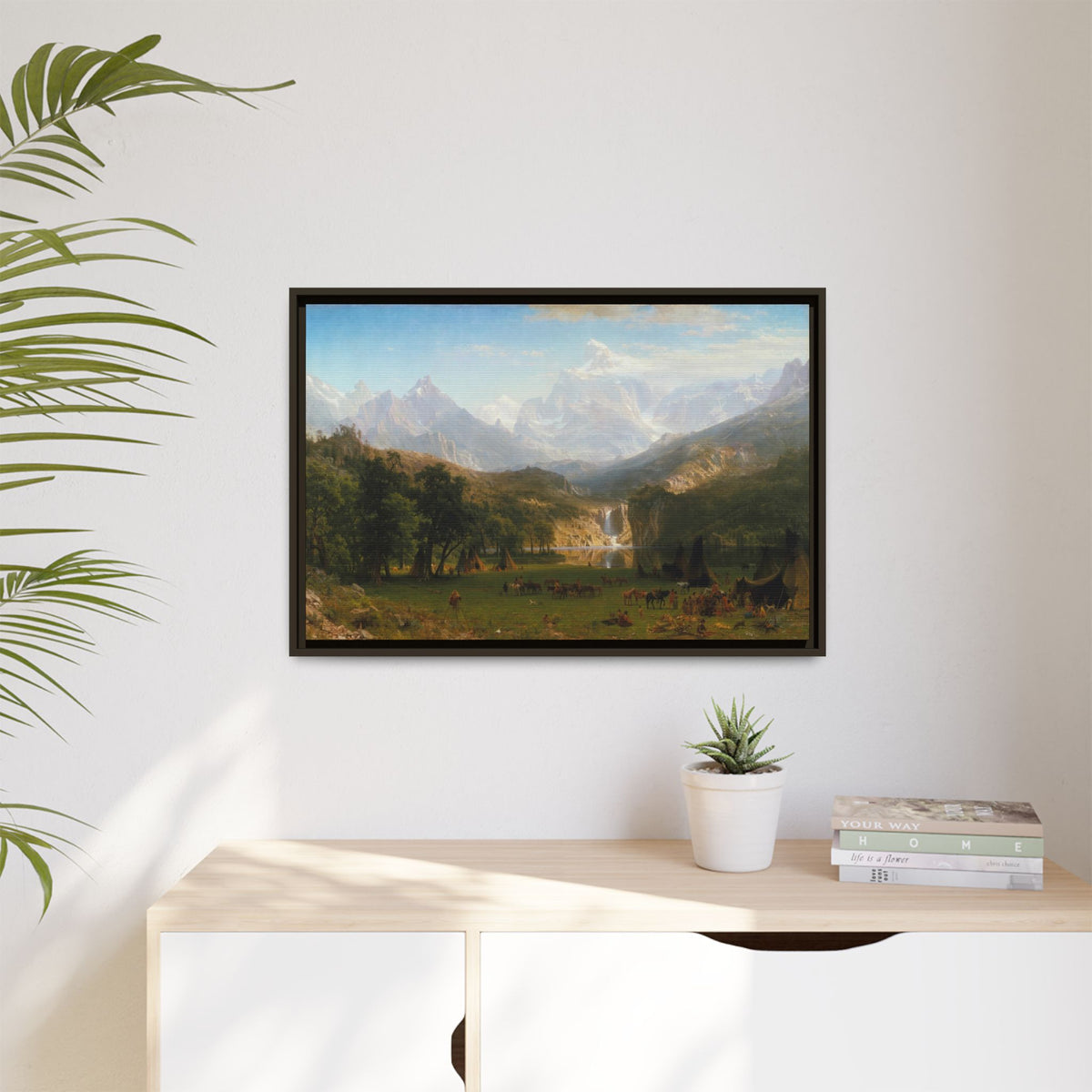 Matte Canvas, Framed (Multi-color)
