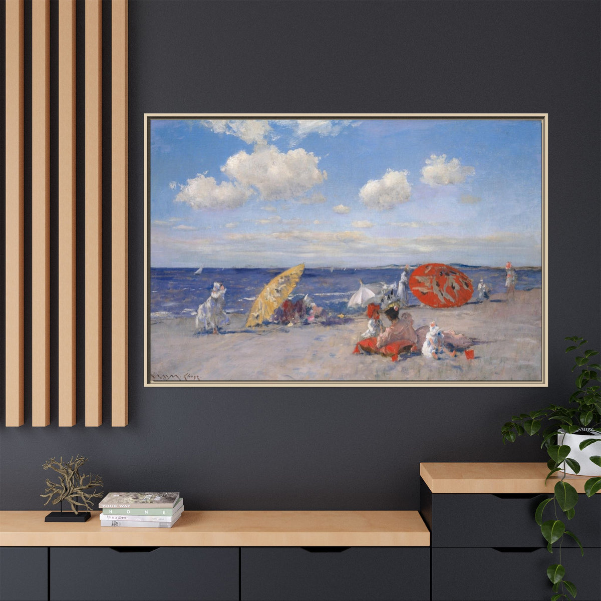Matte Canvas, Framed (Multi-color)