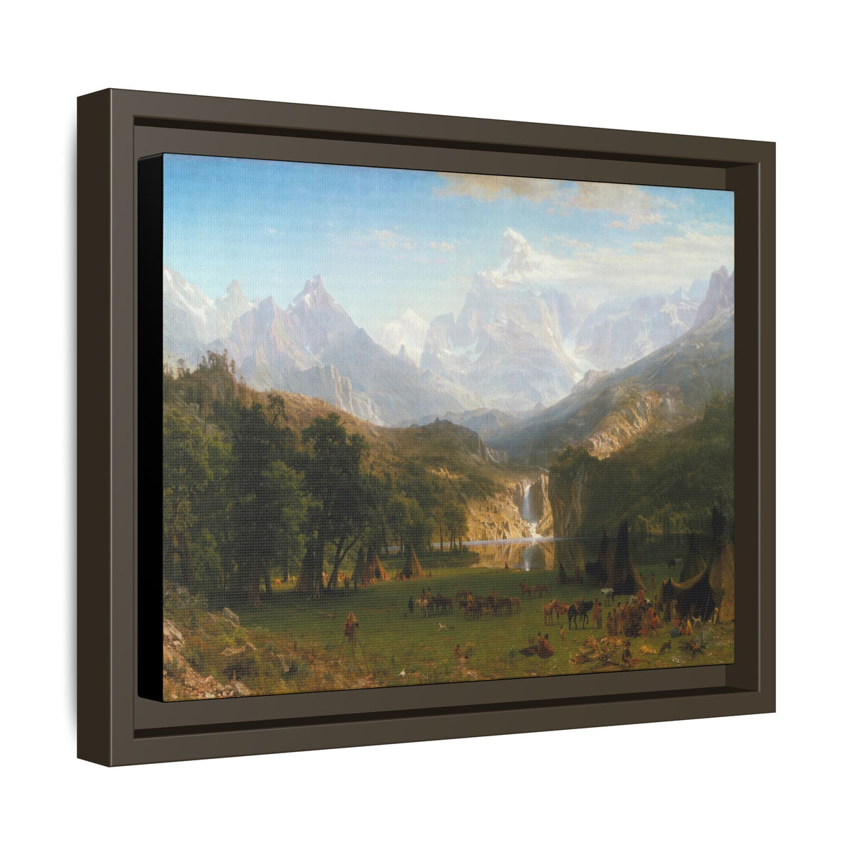 Matte Canvas, Framed (Multi-color)