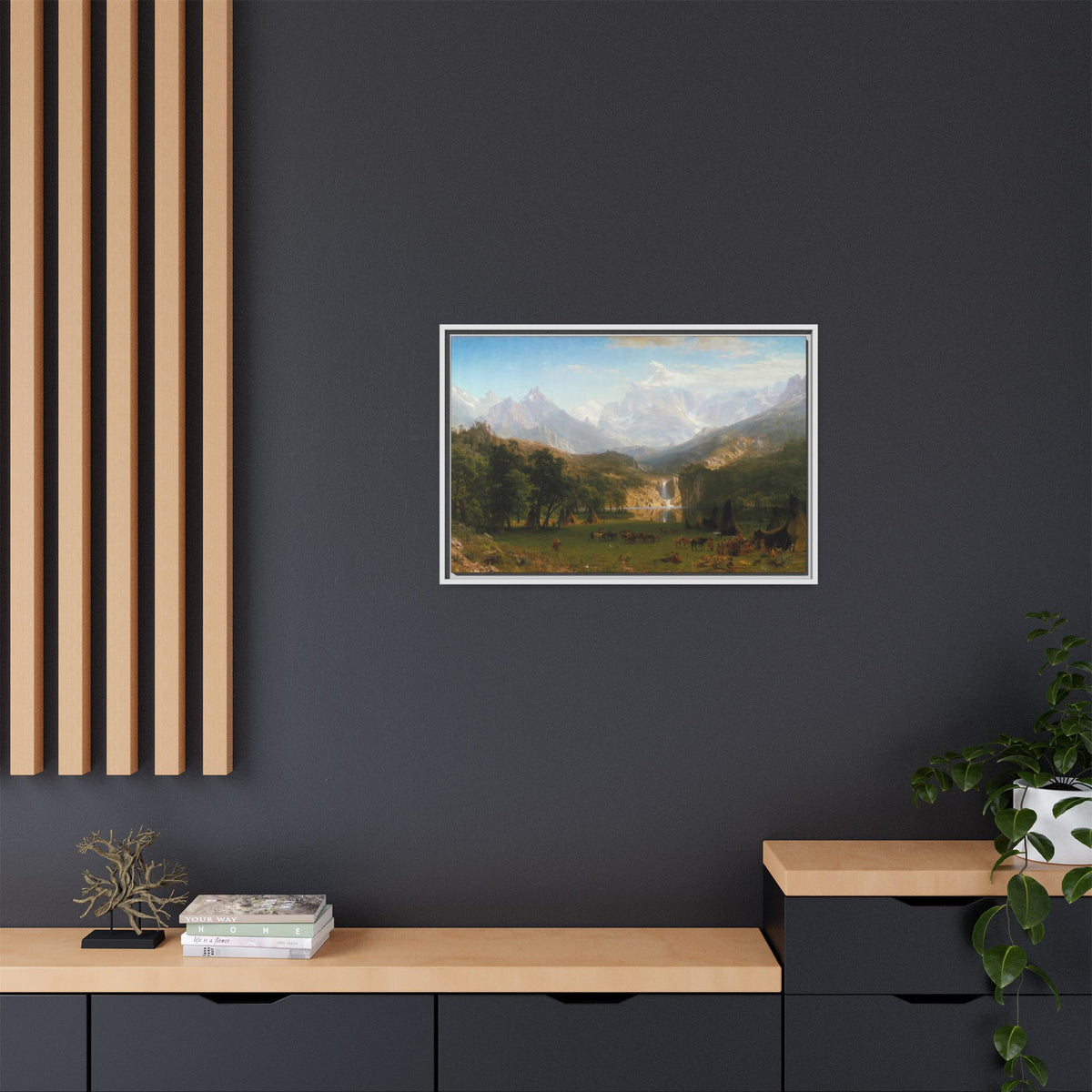 Matte Canvas, Framed (Multi-color)