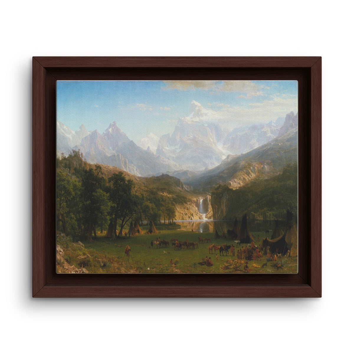 Matte Canvas, Framed (Multi-color)