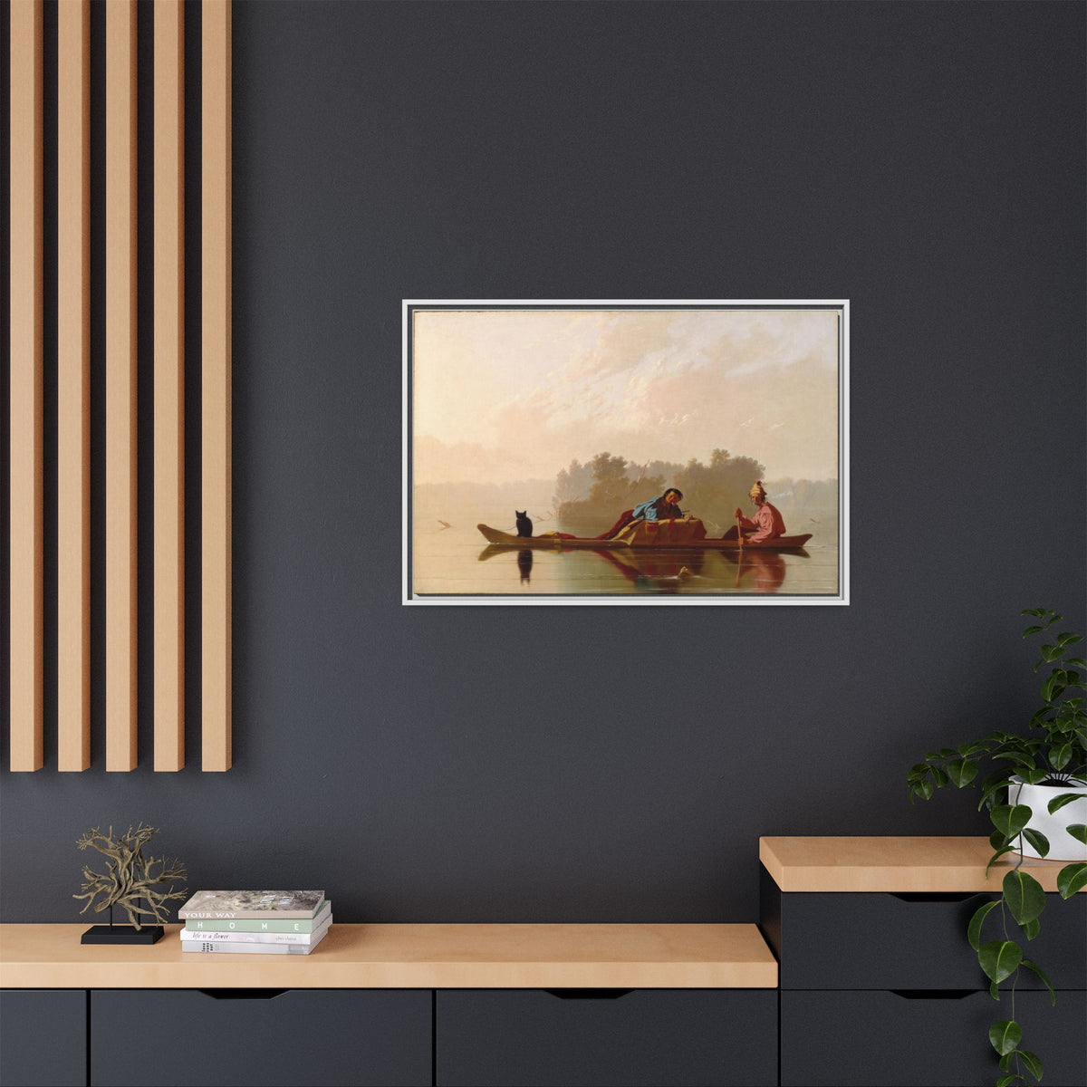 Matte Canvas, Framed (Multi-color)