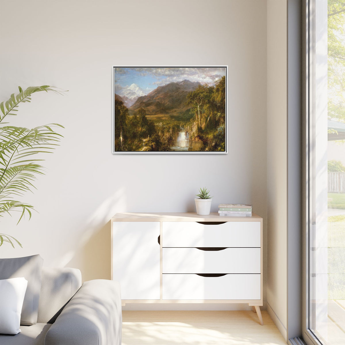 Matte Canvas, Framed (Multi-color)