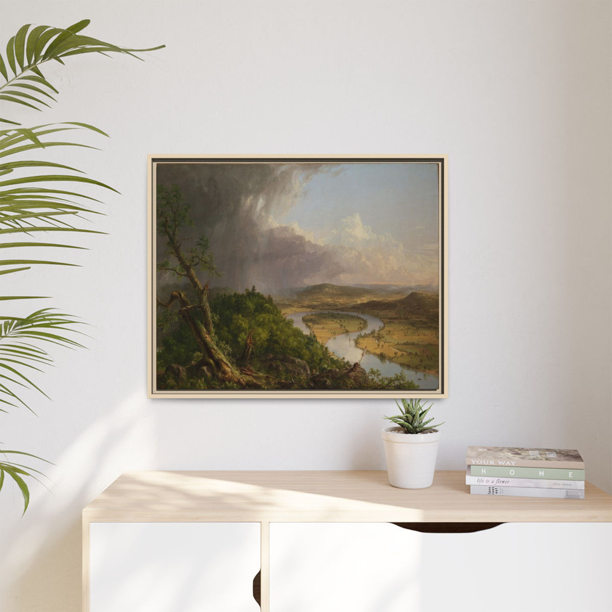 Matte Canvas, Framed (Multi-color)
