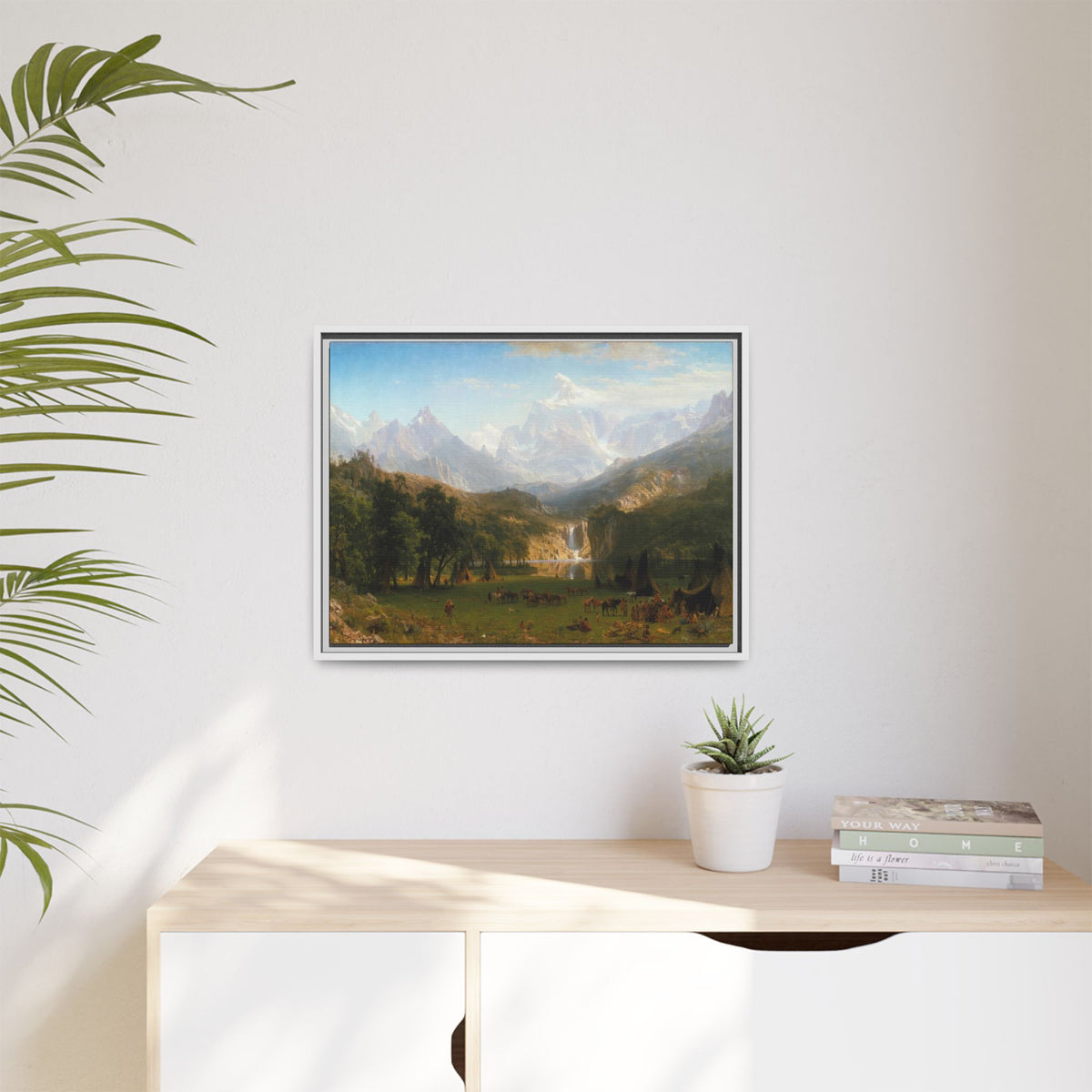 Matte Canvas, Framed (Multi-color)