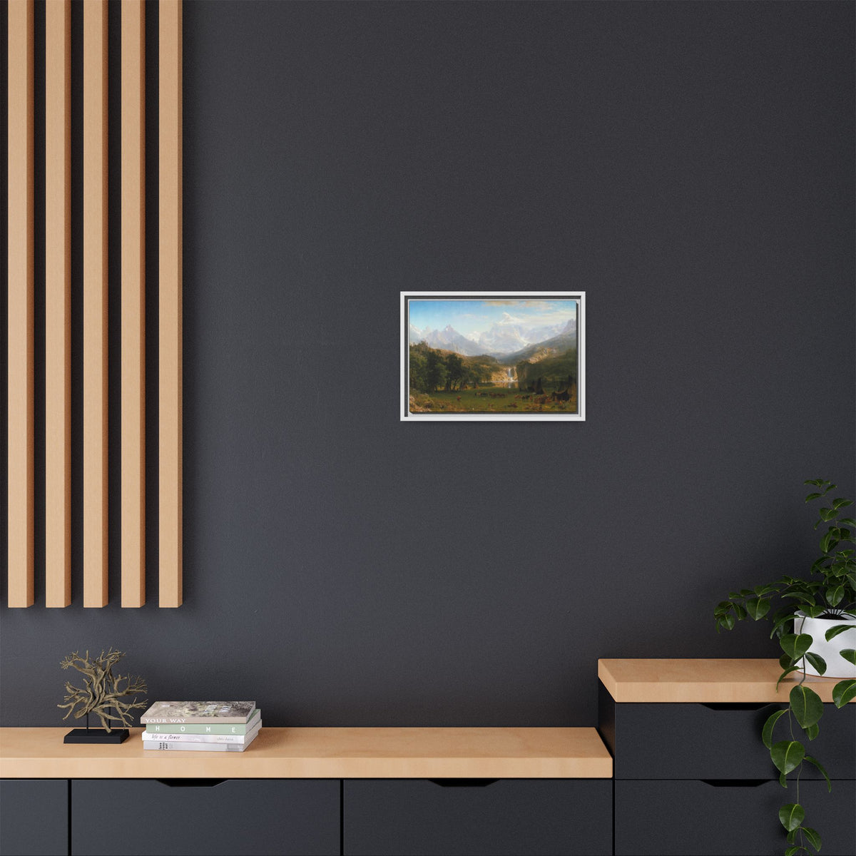 Matte Canvas, Framed (Multi-color)