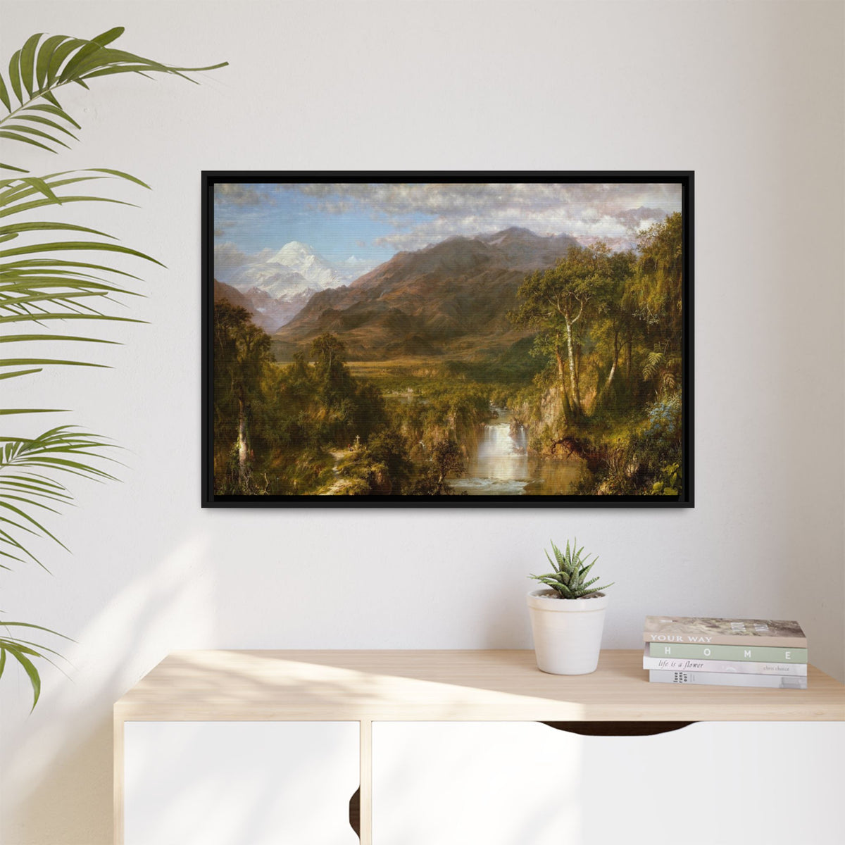 Matte Canvas, Framed (Multi-color)