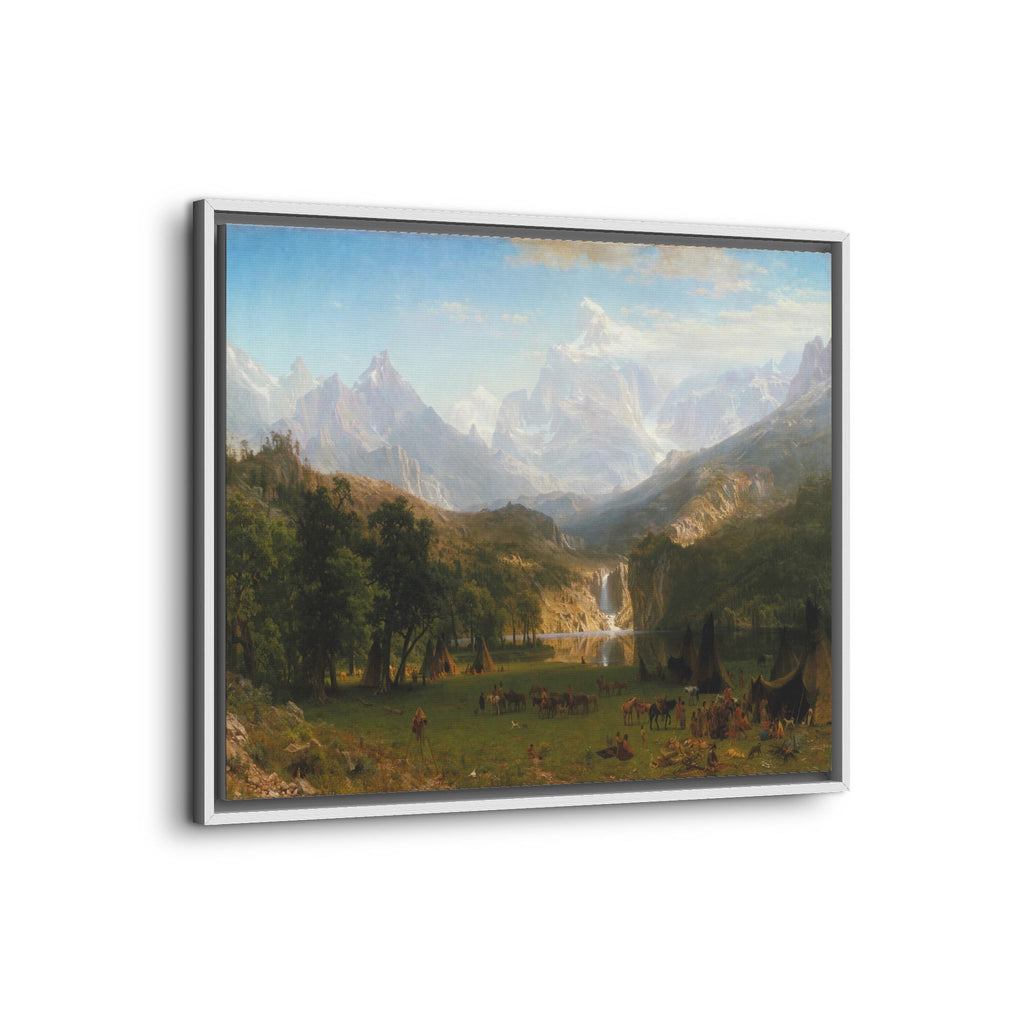 Mattes Leinwandbild, gerahmt (mehrfarbig)