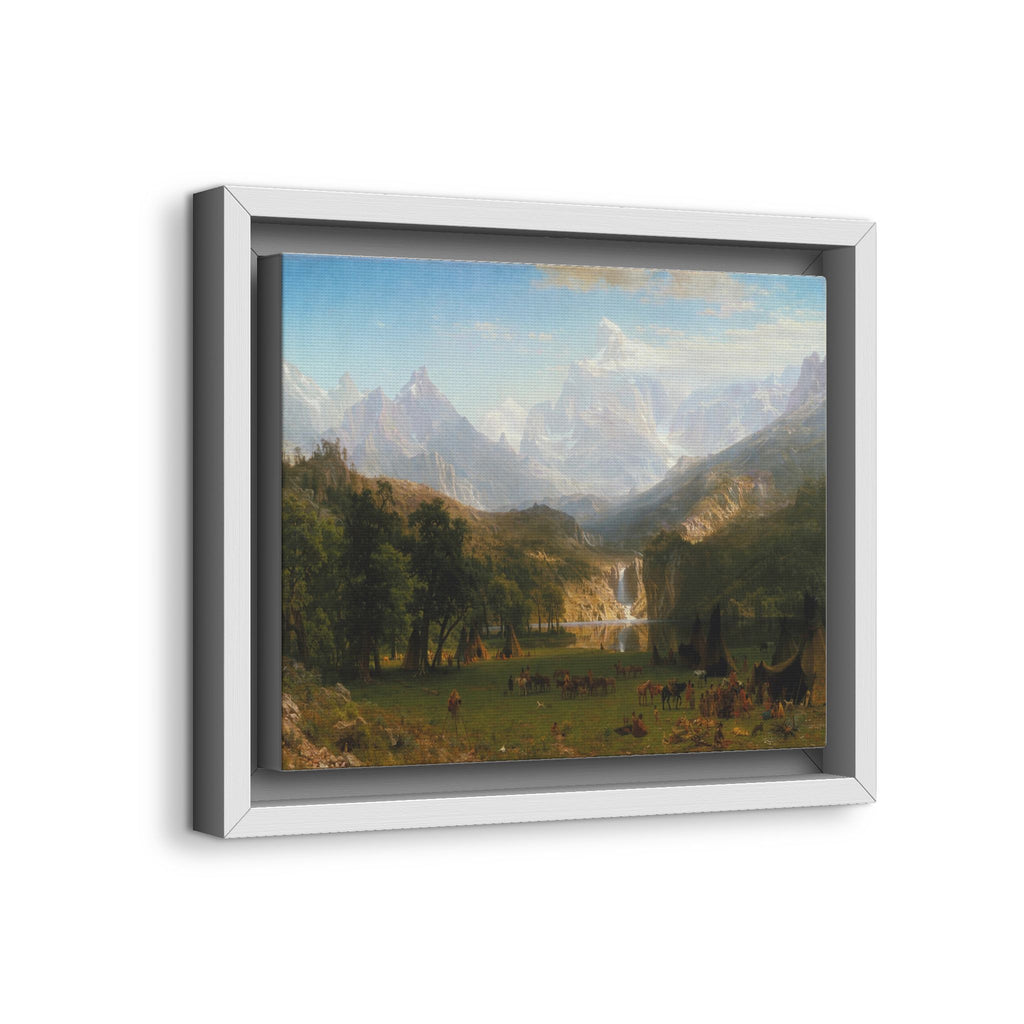 Mattes Leinwandbild, gerahmt (mehrfarbig)