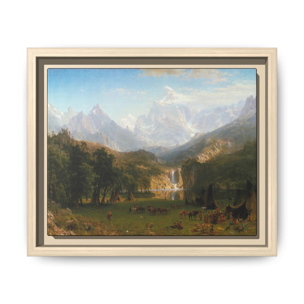 Matte Canvas, Framed (Multi-color)