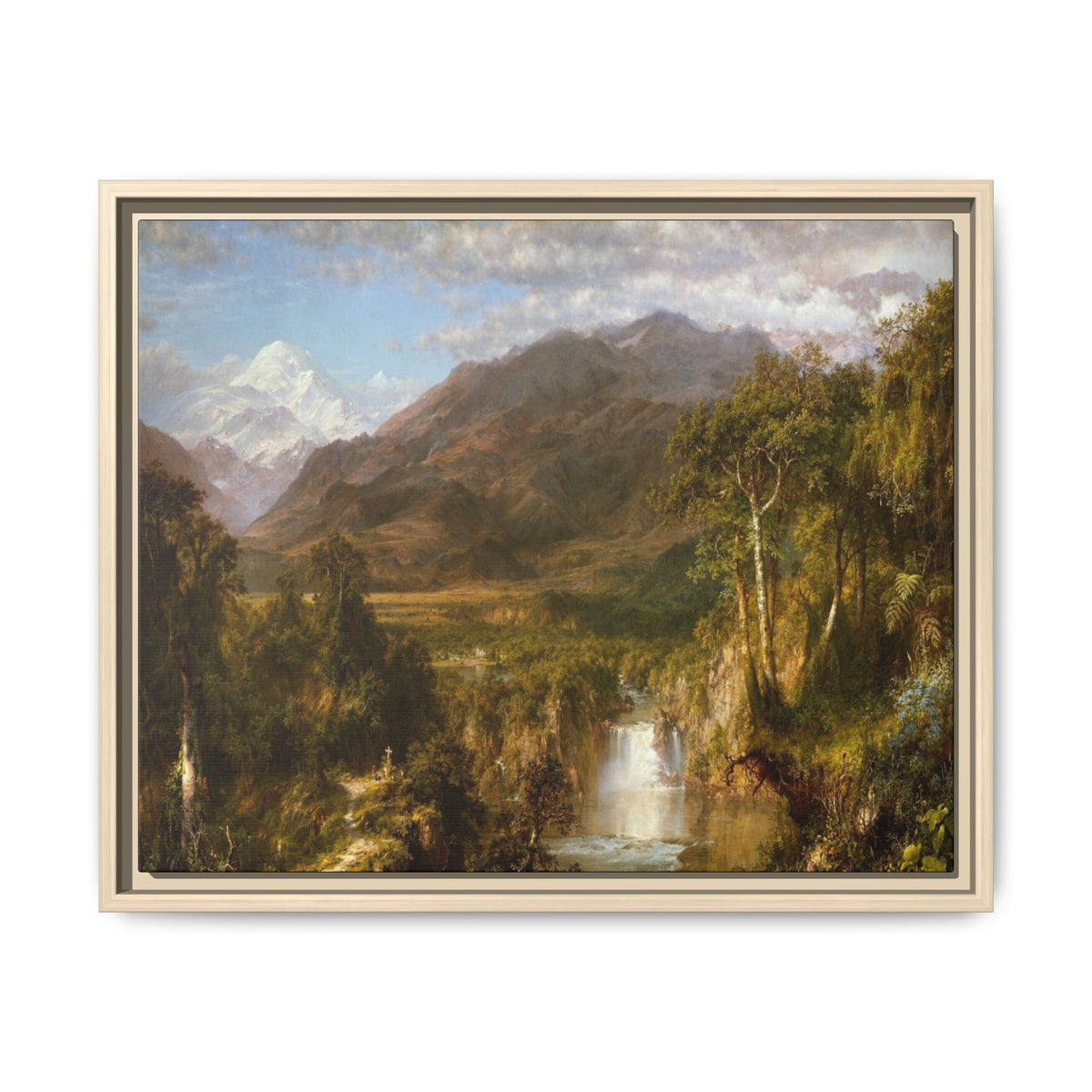 Matte Canvas, Framed (Multi-color)