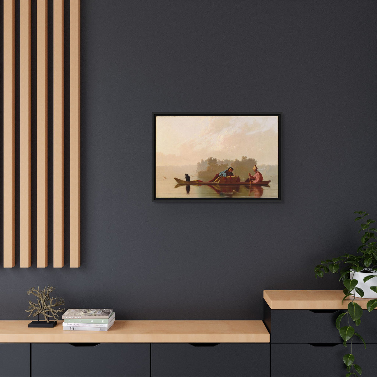 Matte Canvas, Framed (Multi-color)