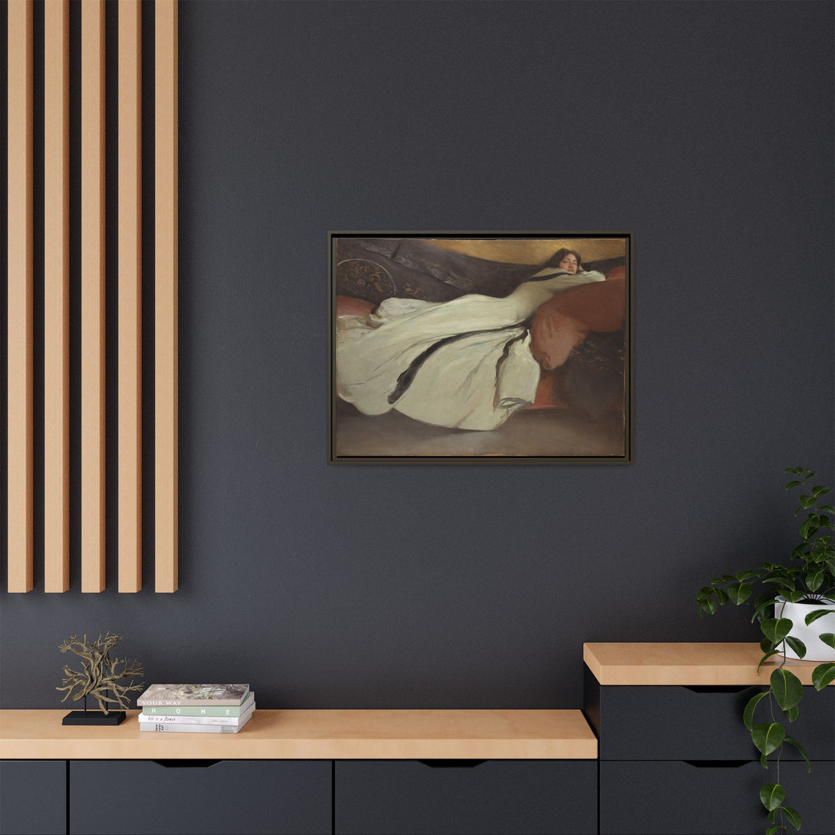 Matte Canvas, Framed (Multi-color)