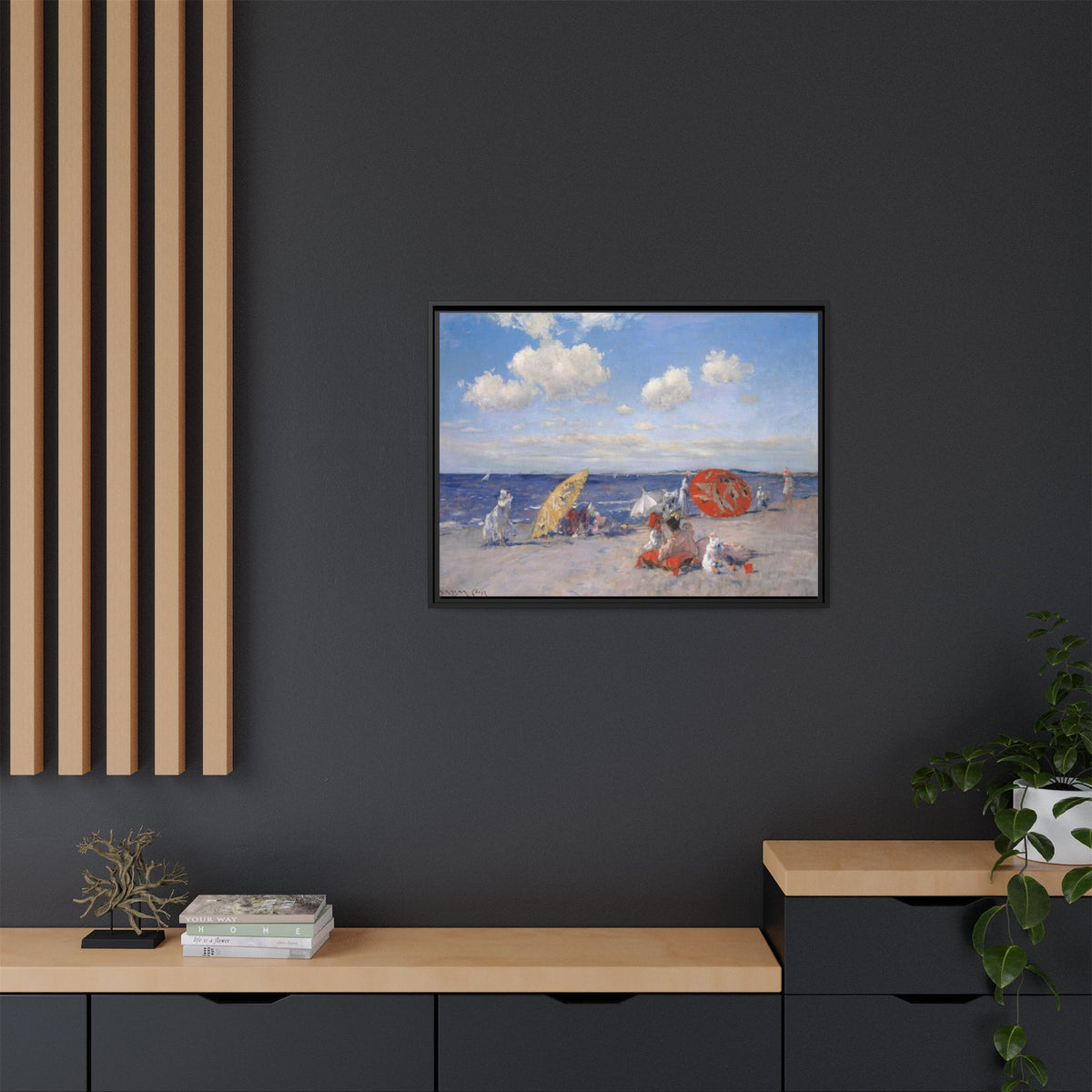 Matte Canvas, Framed (Multi-color)