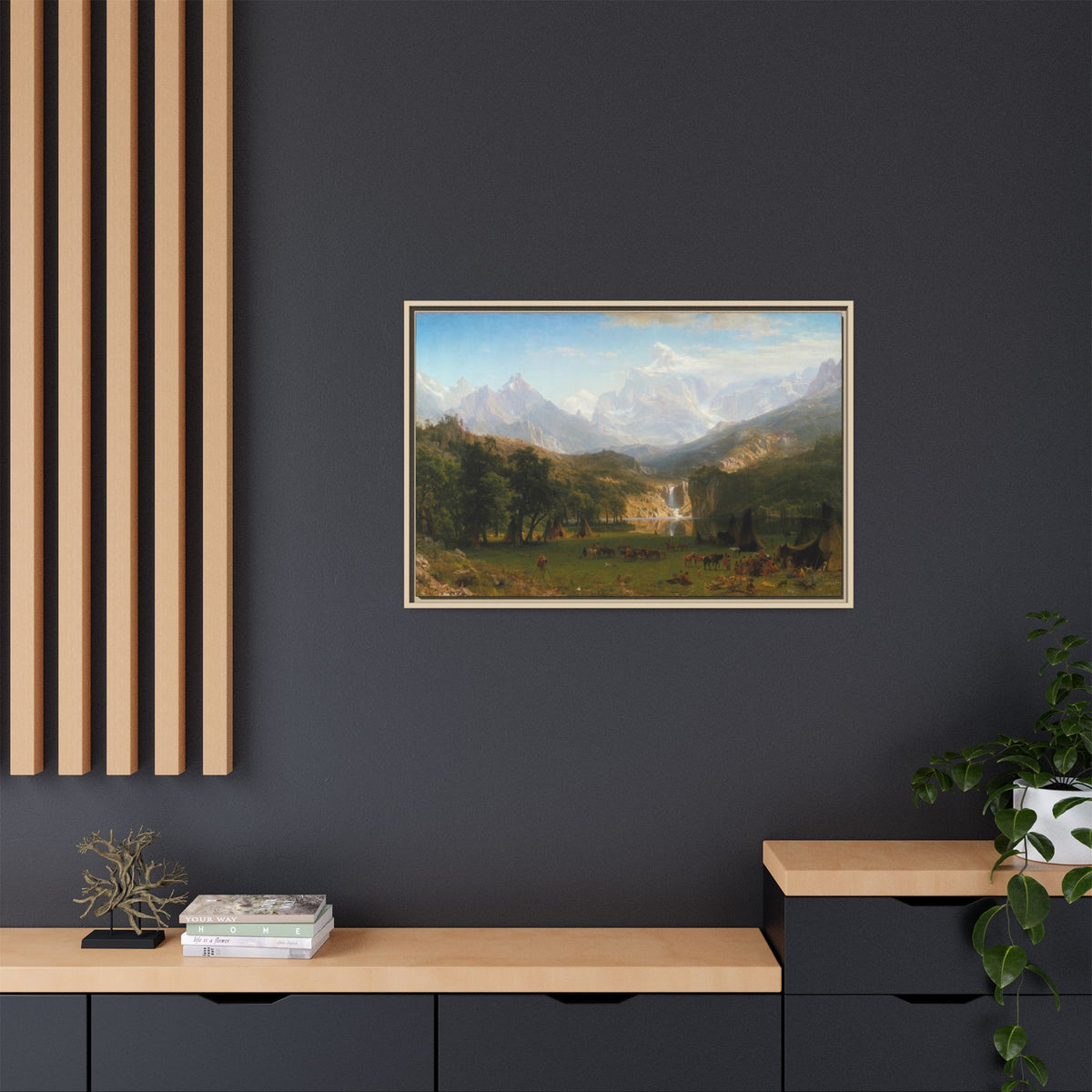 Matte Canvas, Framed (Multi-color)