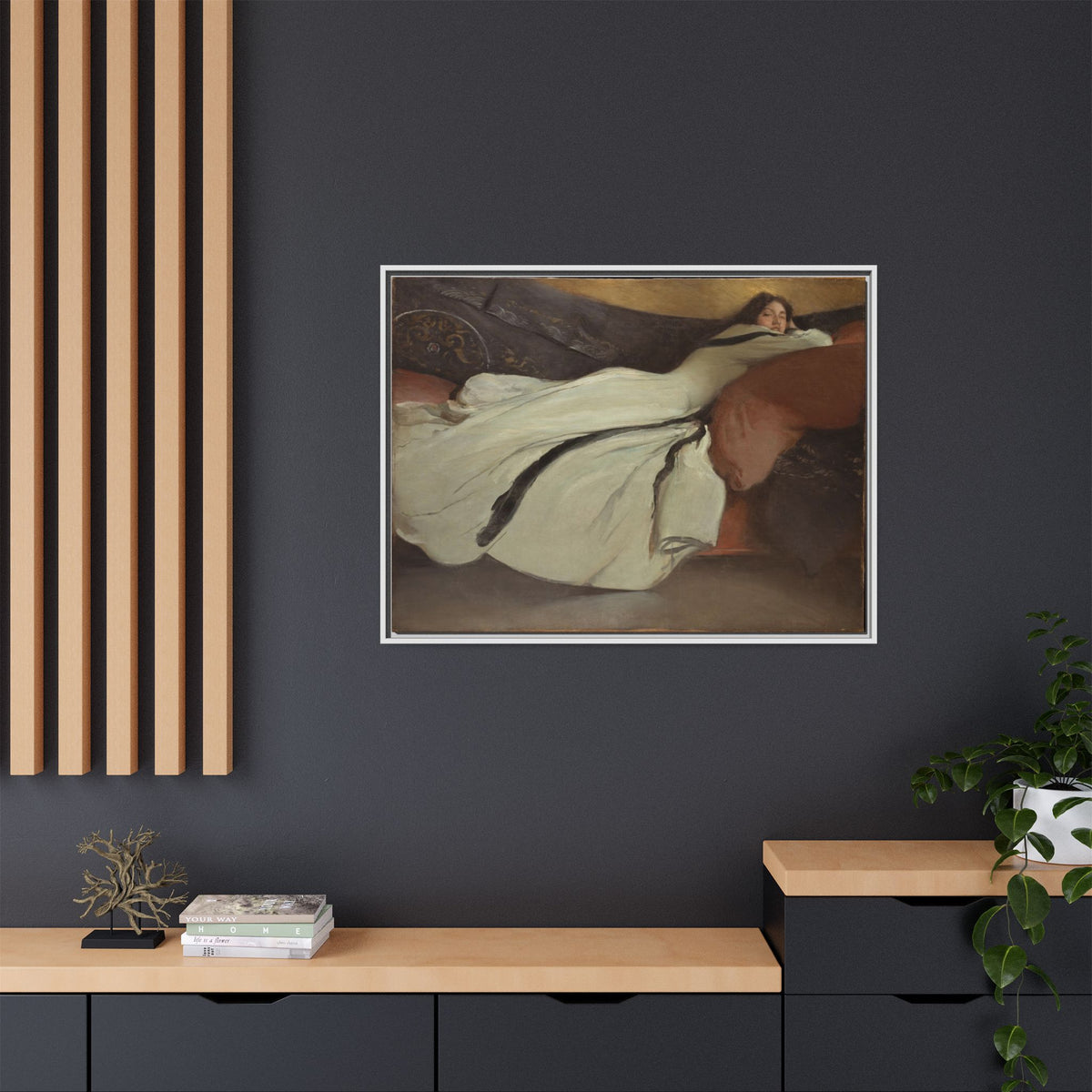 Matte Canvas, Framed (Multi-color)