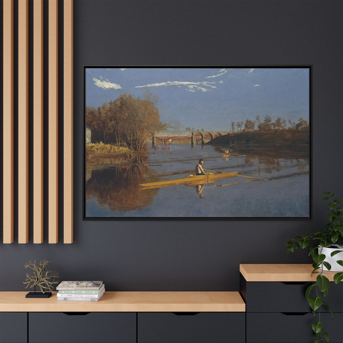Matte Canvas, Framed (Multi-color)