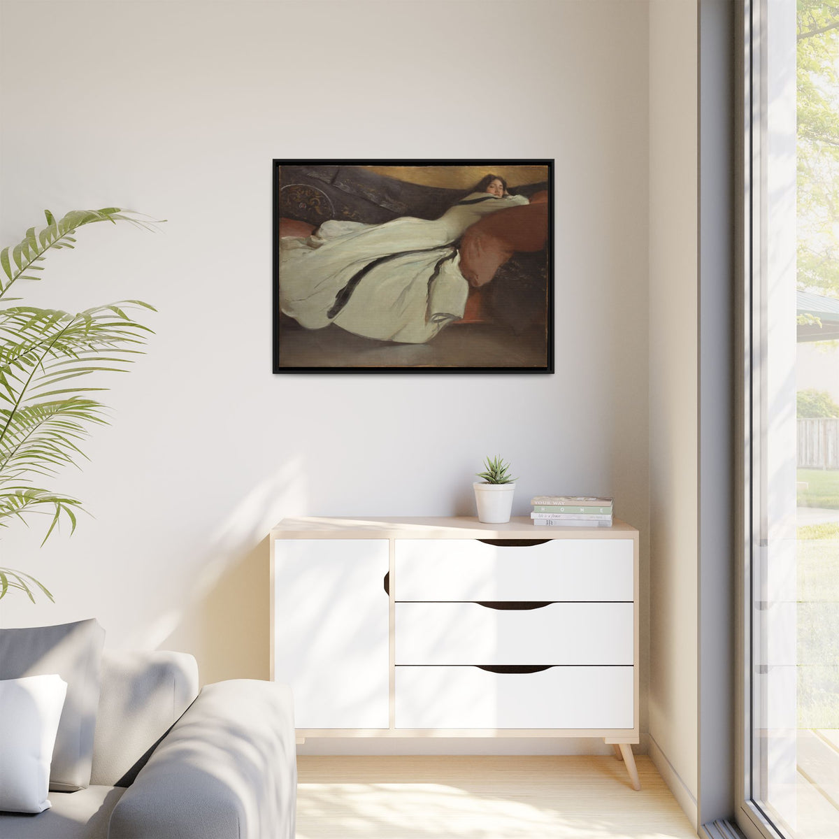 Matte Canvas, Framed (Multi-color)
