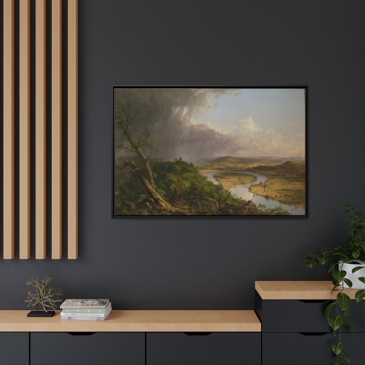 Matte Canvas, Framed (Multi-color)