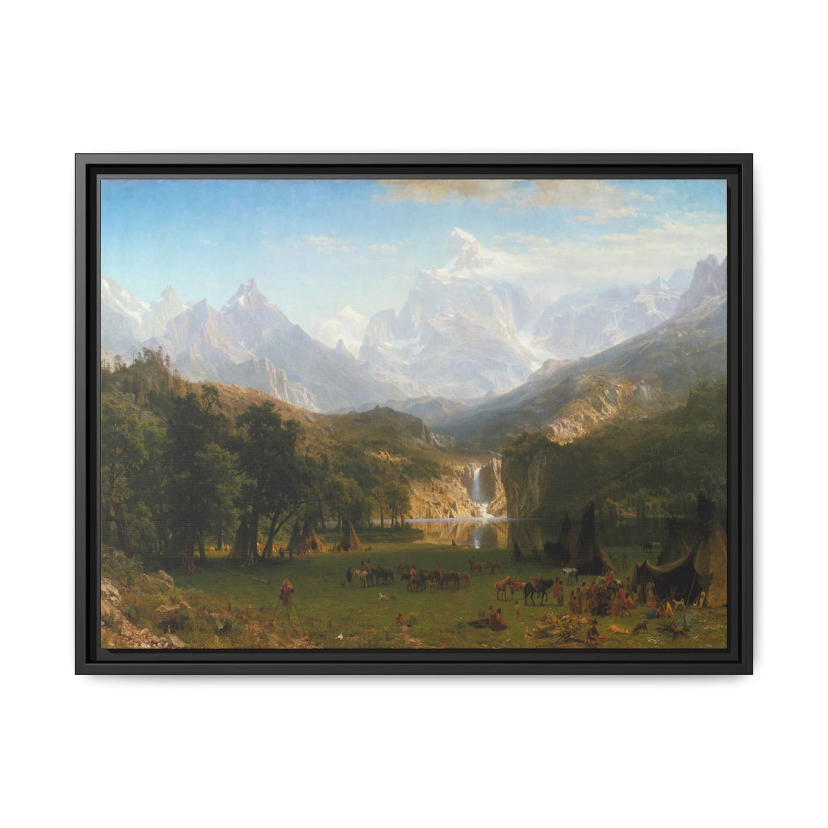 Matte Canvas, Framed (Multi-color)