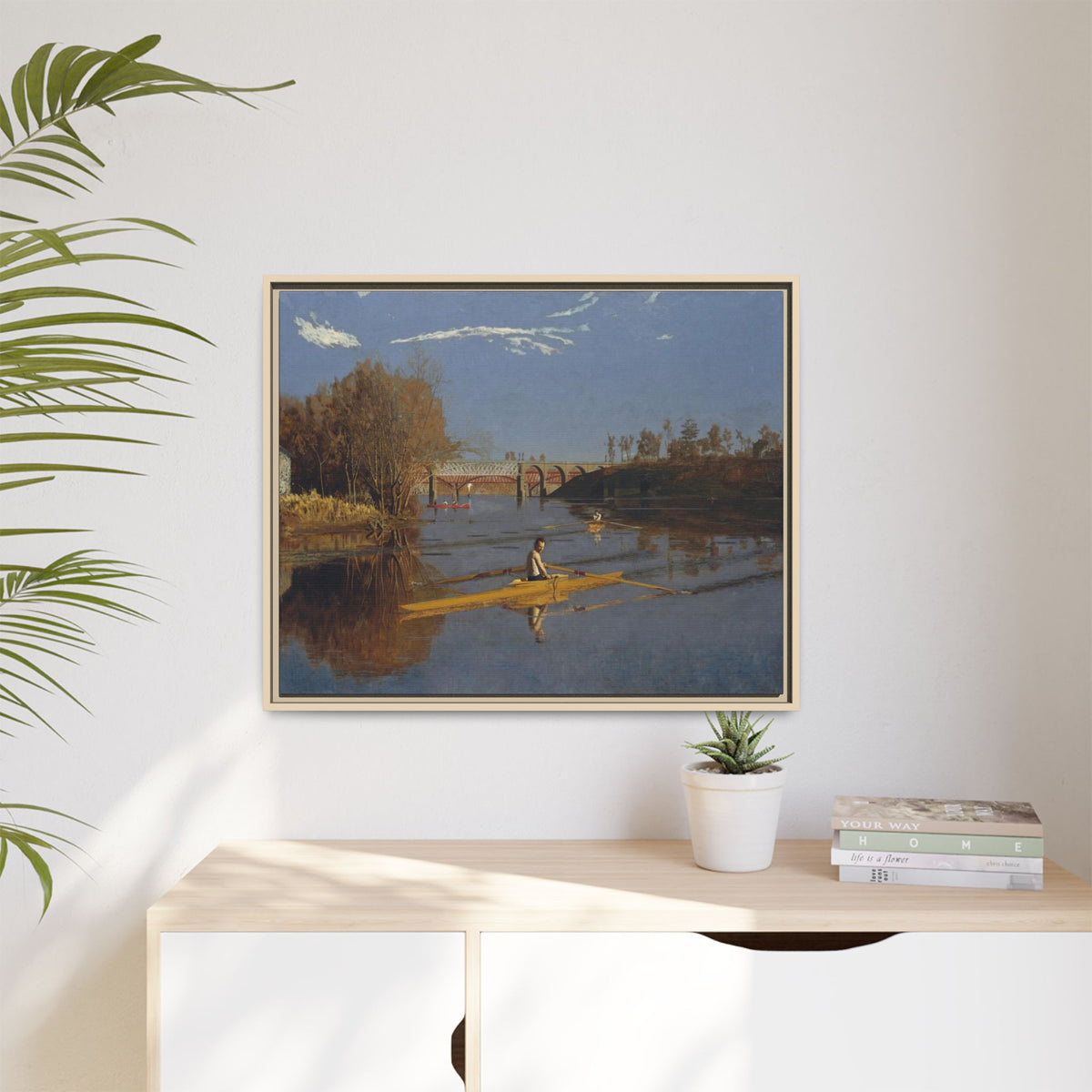 Matte Canvas, Framed (Multi-color)