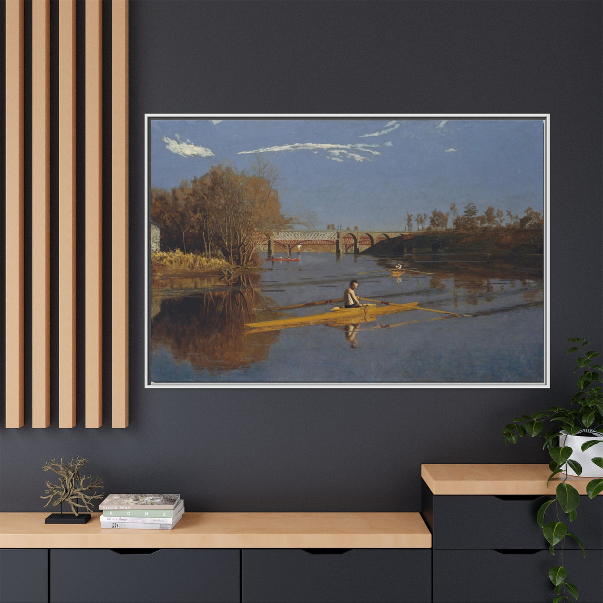 Matte Canvas, Framed (Multi-color)