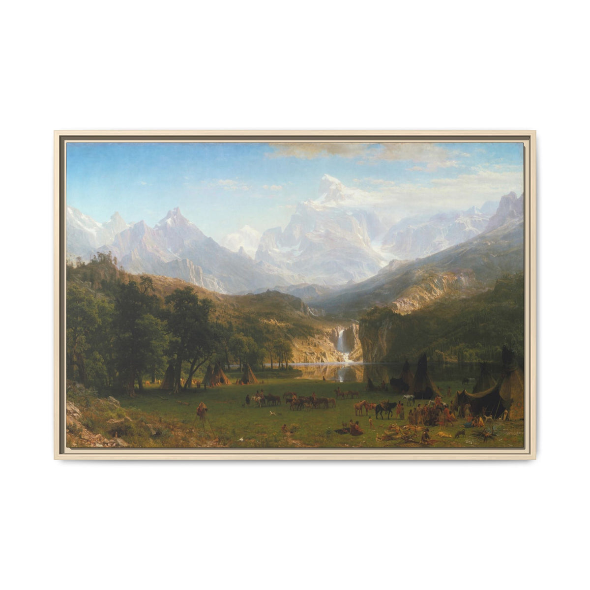 Matte Canvas, Framed (Multi-color)