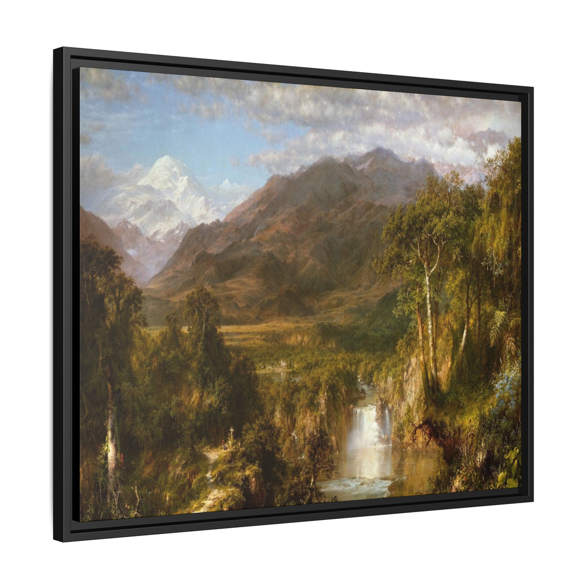 Matte Canvas, Framed (Multi-color)