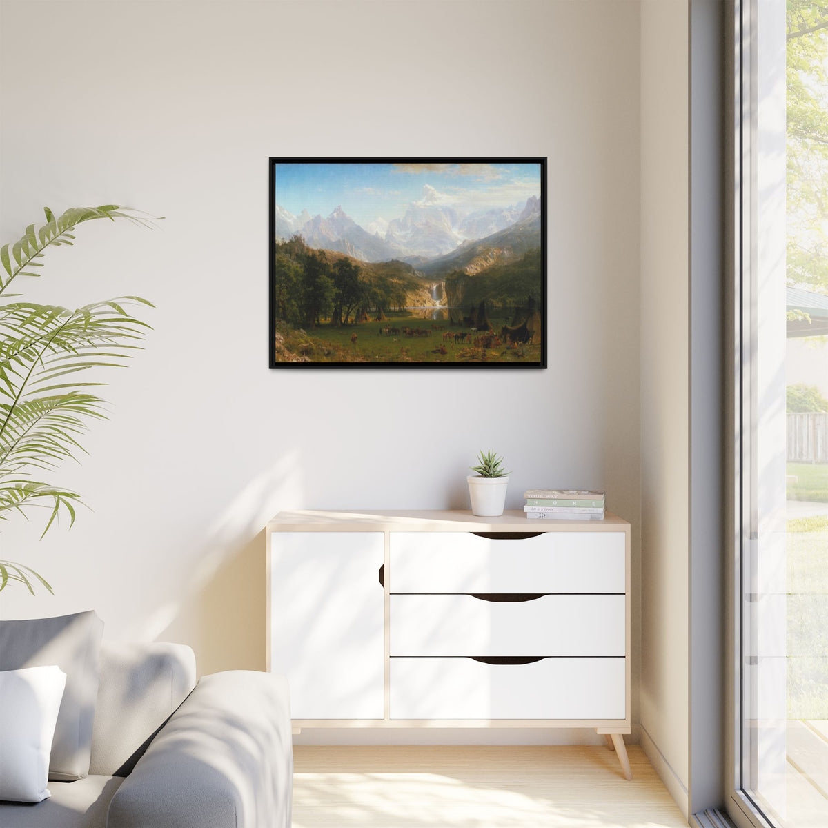 Matte Canvas, Framed (Multi-color)