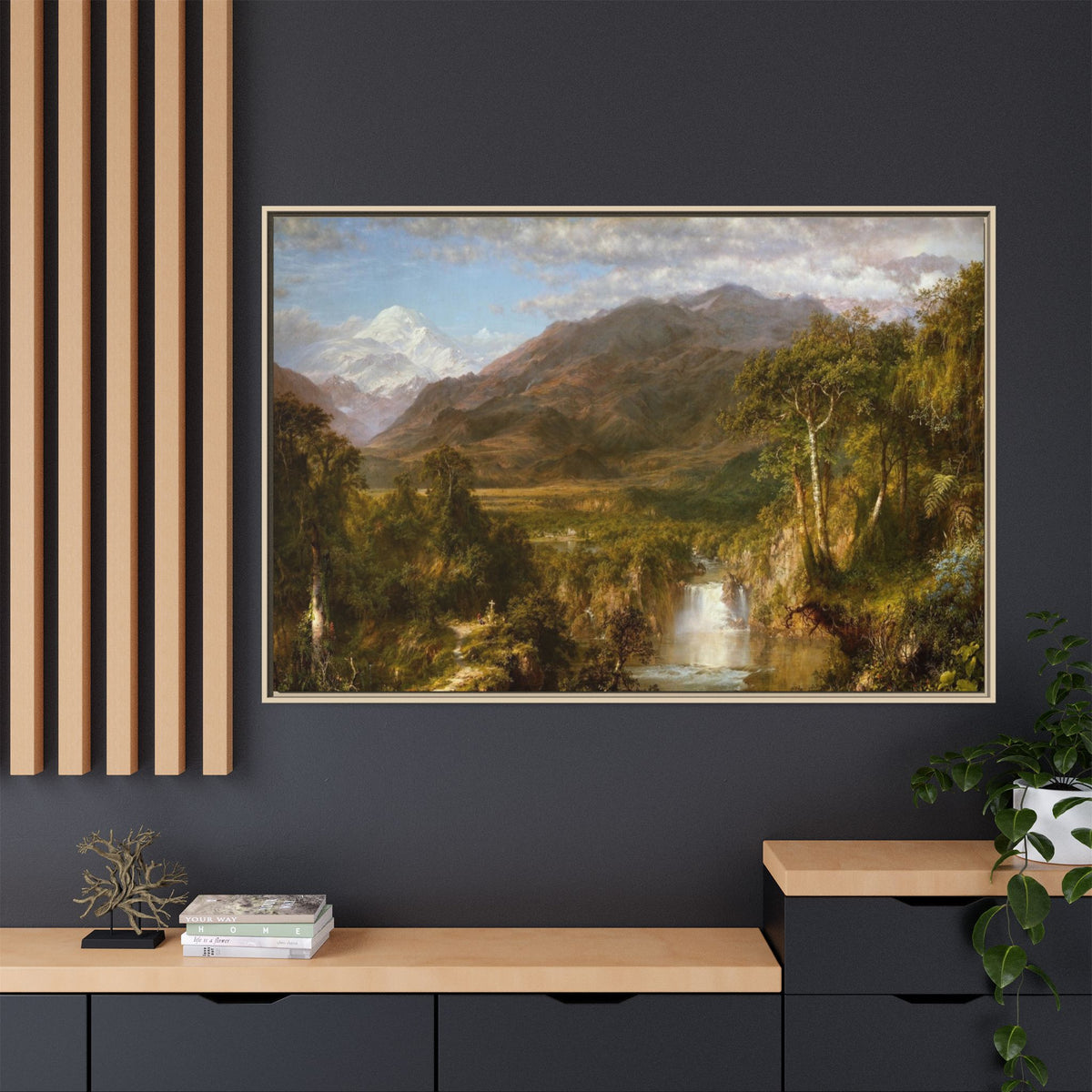Matte Canvas, Framed (Multi-color)