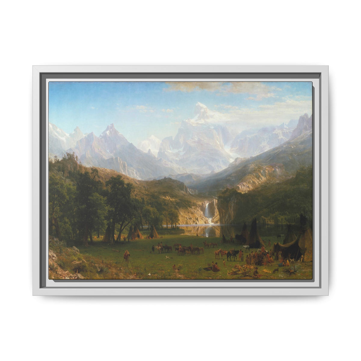 Matte Canvas, Framed (Multi-color)