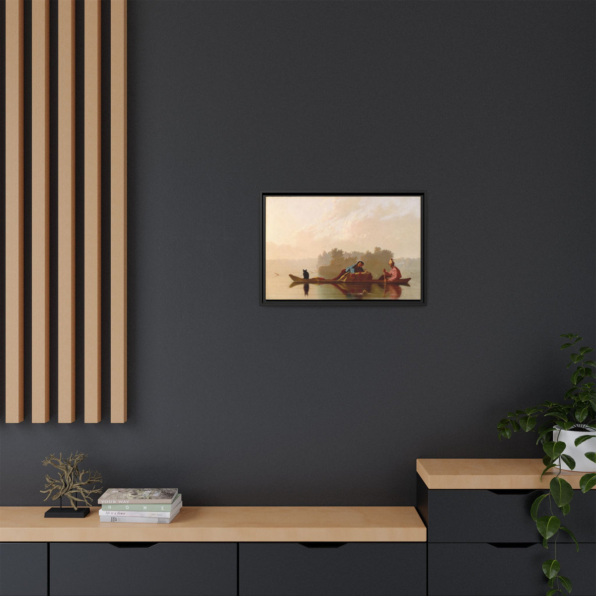 Matte Canvas, Framed (Multi-color)