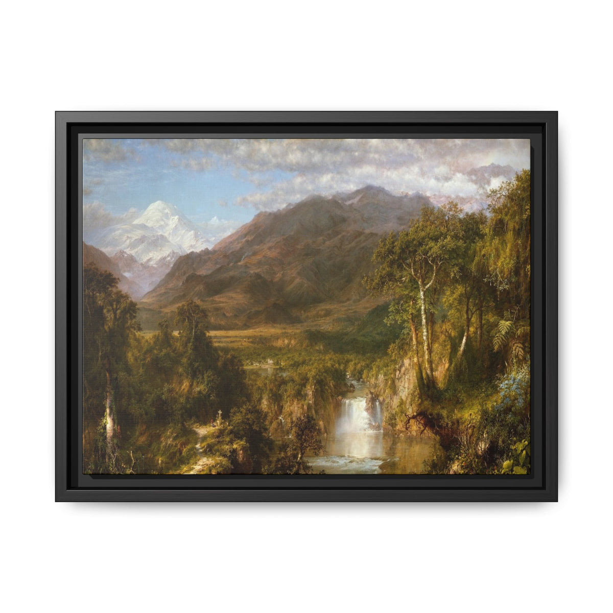 Matte Canvas, Framed (Multi-color)