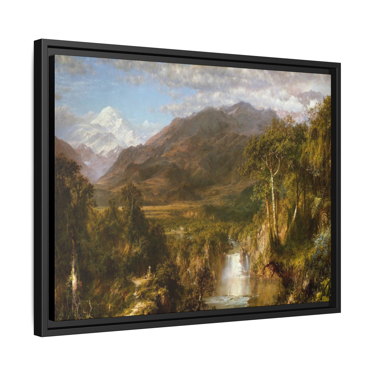 Matte Canvas, Framed (Multi-color)