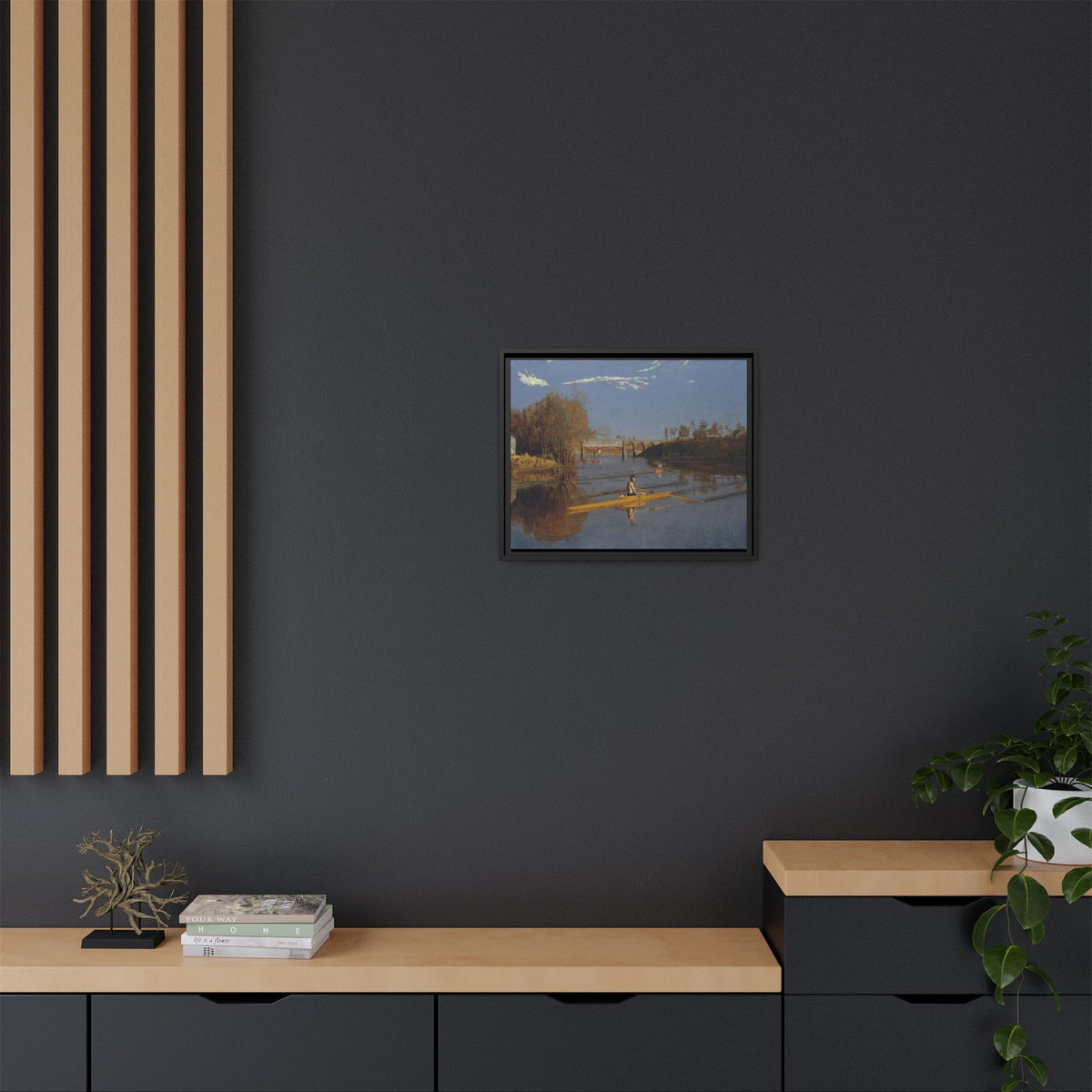 Matte Canvas, Framed (Multi-color)