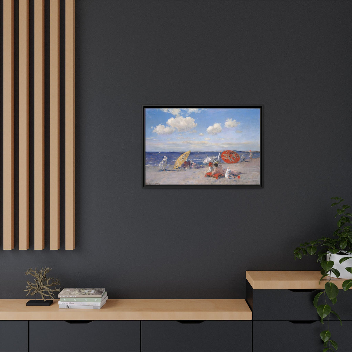 Matte Canvas, Framed (Multi-color)