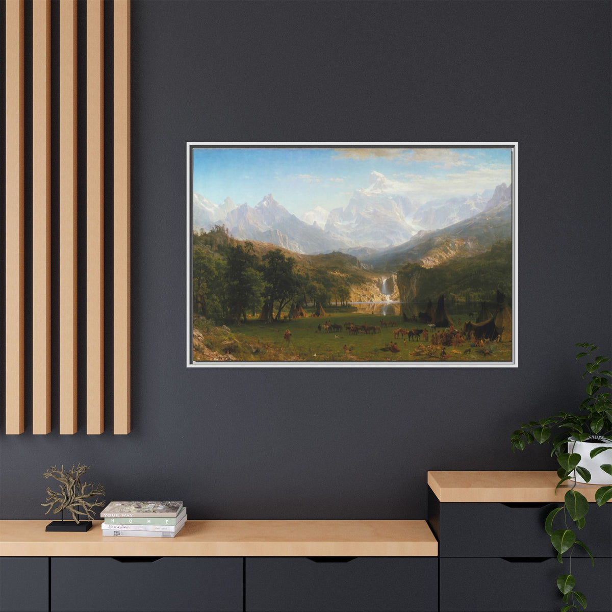Matte Canvas, Framed (Multi-color)