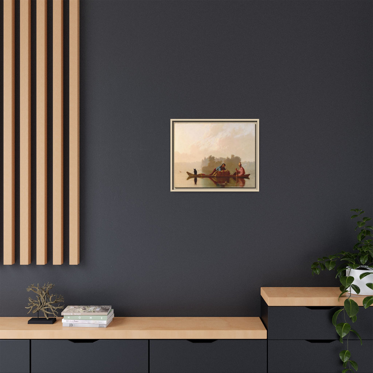 Matte Canvas, Framed (Multi-color)