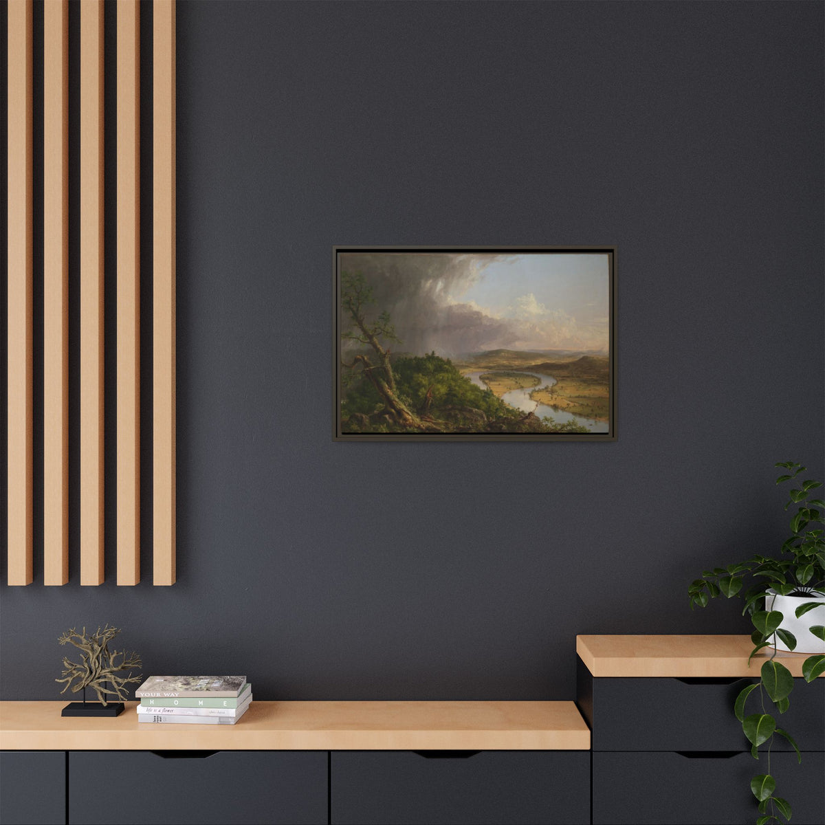 Matte Canvas, Framed (Multi-color)
