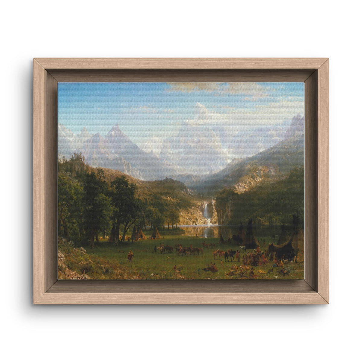 Matte Canvas, Framed (Multi-color)