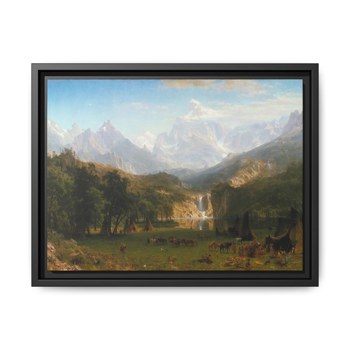 Matte Canvas, Framed (Multi-color)