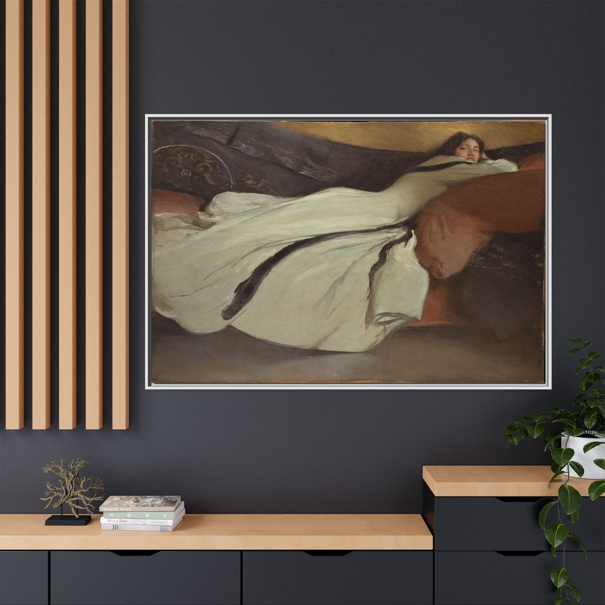Matte Canvas, Framed (Multi-color)