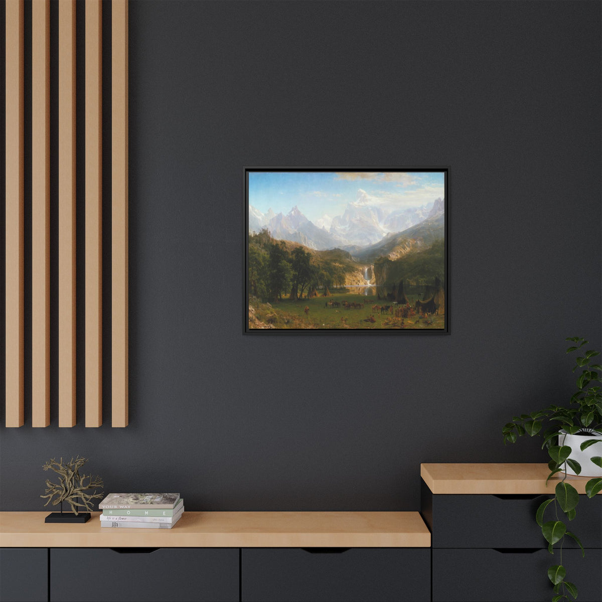 Matte Canvas, Framed (Multi-color)